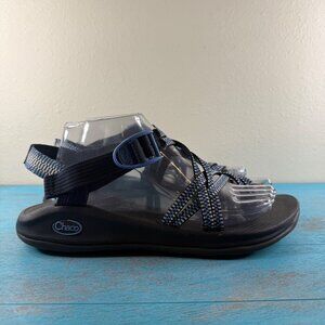 Chaco Women's -Adult Z Eddy X2 Sport Sandal. Blue & Gray Size 10